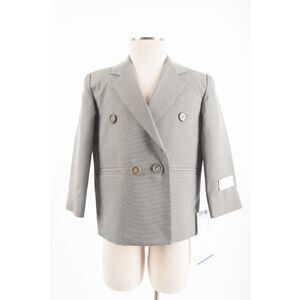 Adolfo Boys Suit Jacket Blazer Sz 3 Gray Green sample NWT
